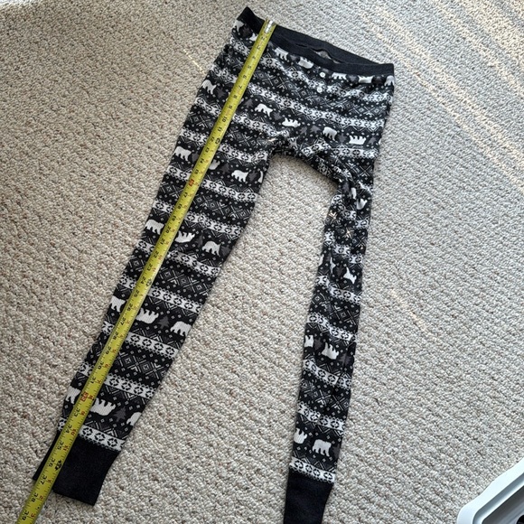 Old Navy polar bear print pajama pants size S small thermal holiday Christmas - Picture 7 of 10